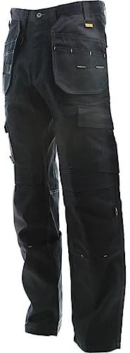 DEWALT Pro Tradesman Black Trousers 38W 29L