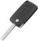 OcioDual CE0523 3 Tasten Scheinwerfer mit VA2 Schlüssel, Gehäuse der Fernbedienung Autoschlüssel Kompatibel mit Peugeot 206 207 306 307 308 407 607, Citroen C2 C3 C4 C5 C6, Auto Key Case