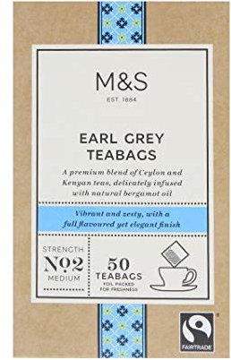Marks & Spencer Earl Grey Teabags 50 Bags (From the UK) by Marks & Spencer