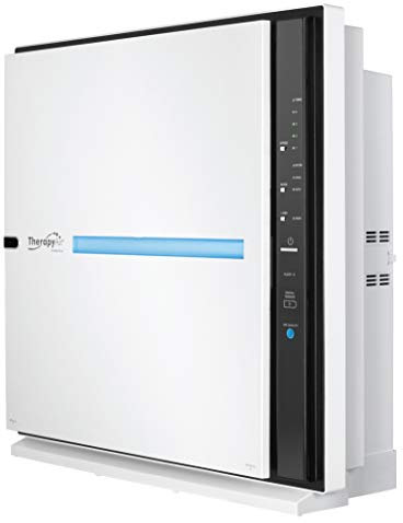 Therapy Air de Zepter Purificateur d'air pour fumeurs de 130 m² Personnes allergiques Purificateur d'air Laveur d'air Appartement avec système 6-1 avec ioniseur à 363,3m³ Performance CADR avec HEPA H13 contre les allergies au pollen Filtre à air