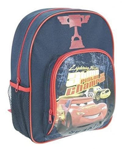DISNEY CARS PISTON CUP LIGHTNING MCQUEEN LARGE BACKPACK RUCKSACK TRAVEL BAG NEW