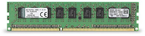 Kingston KTH-PL316ELV/4G - Memoria RAM de 4 GB DDR3, 1600 MHz