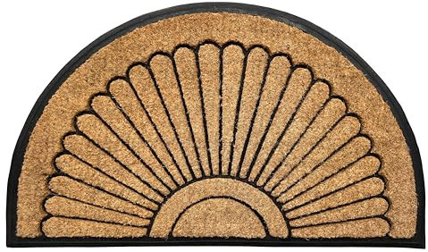 EHC Heavy Duty Thick Coir & Rubber Non-Slip Entrance Door Mat, 60 X 100 cm - Xlarge