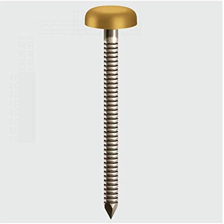 TIMco A4 Stainless Steel Polymer Headed Pins - Size: 25mm - Finish: White - PP25W Pack of: 250
