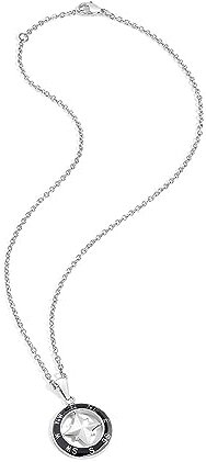 Sector No Limits SADQ02 - Collana da Uomo, Collezione Marine Sector Jewels, Lunghezza 50 cm, in Acciaio Inox, Colore: Nero, Acciaio Inossidabile