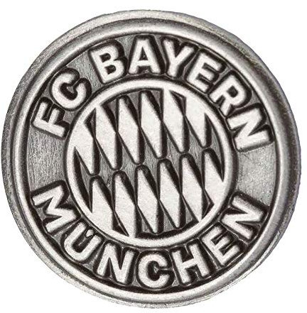 FC Bayern München Pin Logo Silber