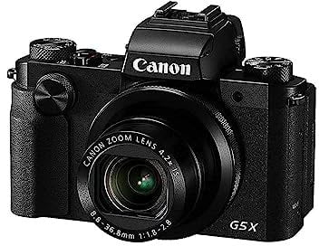 Canon PowerShot G5 X Digitalkamera (20,2 MP, 7,5cm (3 Zoll) WLAN, NFC, Image Sync, 1080p, Full HD) schwarz