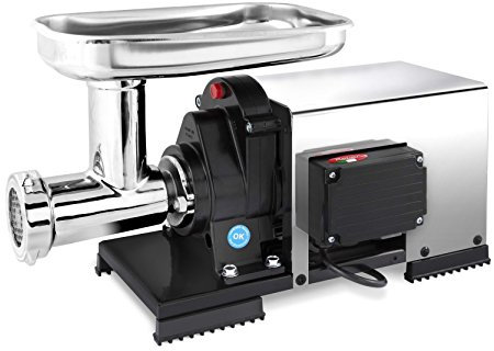 Reber Tritacarne semiprofessionale n.12 elettrico inox 600W cod. 9512 NSP