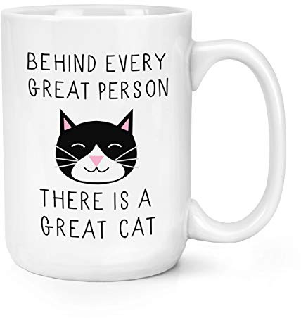 Hinten Every Great Person There Is ein Großartiges Katze 15oz Große Becher
