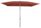 Doppler Absolut wasserdichter Gartenschirm Waterproof 225x120 ohne Volant, UV-Schutz 80, Farbe terracotta