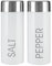 Premier Housewares Liberty Salt and Pepper Set - White