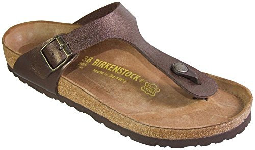 Birkenstock Damen Gizeh' Zehentrenner, Braun Graceful Toffee, 39 EU