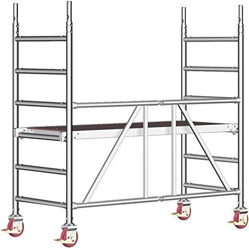Layher | Alu-Klappgerüst ZIFA | Plattform 1,80 x 0,75 m | Gerüsthöhe 6,98 m