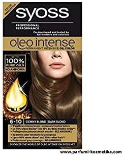 Syoss Oleo Intense Haarfarbe, 100 % reine Öle, 0 % Amoniak, 6-10, Dunkelblond