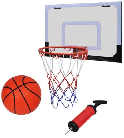 vidaXL Mini Panier Basket Ball avec Ballon et Pompe Maison Jouet d'enfant