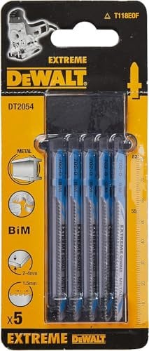 DEWALT LAME SEGHETTO ALTERNATIVO - STANDARD PER METALLO - 82 x 1.5 3 T118EOF - 5 pezzi