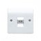 Mk K3520WHI 1-Gang TV/FM Co-Axial Socket