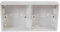 PRO ELEC PELB1646 2 Gang White Pattress Box, 32mm