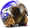 Soxon® SP-325 Plus „Blue“ · Jet-Helm · Motorrad-Helm Roller-Helm Scooter-Helm Moped Mofa-Helm Chopper Retro Vespa Vintage Pilot Biker Helmet · ECE 22.05 Visier Schnellverschluss Tasche L (59-60cm)