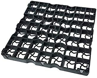 120 x Black Plastic Paving Driveway Grid Turf Grass Lawn Path Gravel Protector Drainage Mat (10 Square Meter)