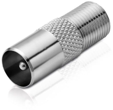 adaptare 60652 - Sat/TV-Adapter (F-Buchse auf IEC-Koax-Stecker)