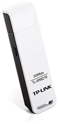 TP-Link TL-WN821N Adattatore USB Scheda di Rete, Wireless 300Mbps, 2.4GHz, 2 Antenne Interne, Porta USB 2.0, Pulsante WPS, Installazione Semplice, Windows 11/10/8.1/8/7/XP, Mac OS, Linux