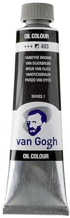 Van Gogh peinture couleurs à l'huile, tube 40ml, Brun Dyck 403