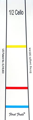 Griffbrett Markierung FIRST FRET 124, für 1/2 Cello, 585 mm