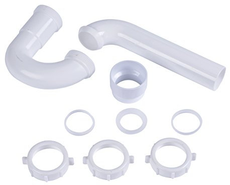 DEARBORN p9703bg 1–1/5,1 cm Röhrensiphon W/Gewinde PVC Adapter & wendbar j-bend, Beutel, für Superior Dichtungen in Stahlrohr Ablauf Anwendungen.