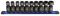 Astro Pneumatic Tool 78344 10-Piece 3/8 Drive Nano Pinless Universal Impact Sockets - Metric, Black