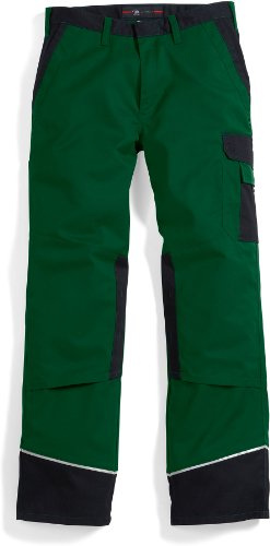 BP 1609-559-74-64n Arbeitshosen, mit Taschen, 245,00 g/m² Stoffmischung, mittelgrün/schwarz, 64n