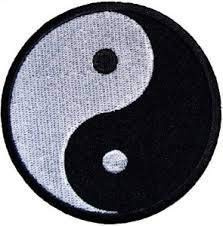 Unbekannt Kampfsport Gestickte Abzeichen Yin Yang Patch No 40