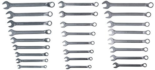 KS Tools 517.0099 CLASSIC Ringmaulschlüssel-Satz, 25-tlg. gekröpft, 6-32mm