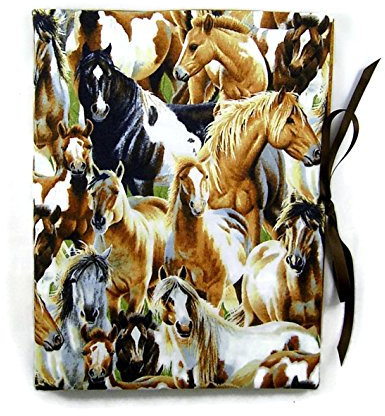 bettina bruder - Sammelmappe DIN A4 - innen 30 Sichthüllen - Pferde braun