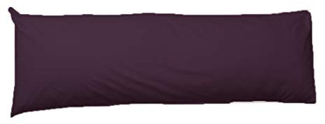 AmigoZone BOLSTER PILLOW CASE - PREGNANCY MATERNITY ORTHOPAEDIC SUPPORT King 5FT(60), Plum