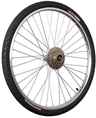 Taylor-Wheels 26 Zoll Hinterrrad Hohlkammer / 8 Fach Zahnkranz und Bereifung