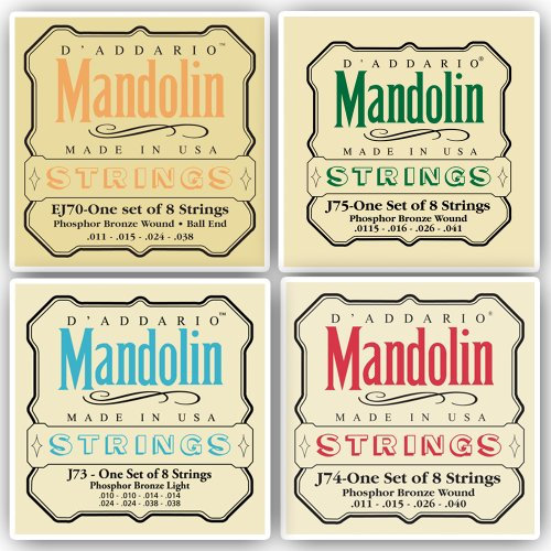 D'Addario J74 Phosphor Bronze Medium (.011-.040) Mandolin Strings