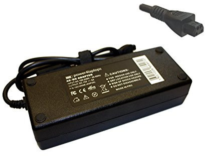 Power4Laptops Adattatore Alimentatore per Portatile Caricabatterie Compatibile con Toshiba Qosmio G20-129