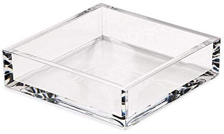 Caspari Serviettenhalter aus Acryl, transparent, 1 Stück