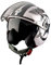 BHR 93282 Casco Doppia Visiera Modello Double 709, Star Bianco, L