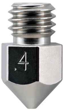 Micro Swiss Plated Wear Resistant Nozzle MK8 MakerBot, CraftBot, BQ Witbox, BQ Prusa I3 Hephestos 0.4mm