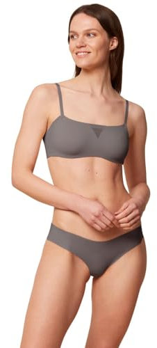 Triumph Damen Flex Smart Highleg Brazilian EX , PIGEON GREY, XS