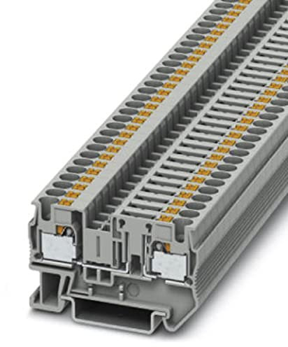 PHOENIX CONTACT PT 4-TG Trennklemme, Grau, 500 V, 20 A, Push-in-Anschluss, 0,2 mm² - 6 mm² Querschnitt, 56 mm Länge, 6.2 mm Breite, 50 Stück