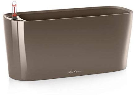 LECHUZA DELTA 20 taupe hochglanz 15566