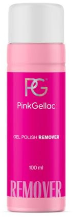 Pink Gellac UV Nagellackentferner - Nagellackentferner mit Aceton 100 ml - UV Lack Entferner Farblos - Gel Remover zum Entfernen von Gelnägeln mit Vitamin E - in Salonqualität Made in Holland