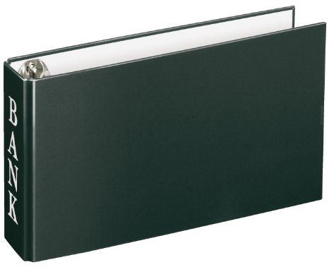 VELOFLEX 4168310 - Bankordner DIN A6, Ordner, Ringbuch für Kontoauszüge, 2-Ring-Mechanik, 30 mm Füllhöhe, mit Niederhalter, keine Farbauswahl möglich