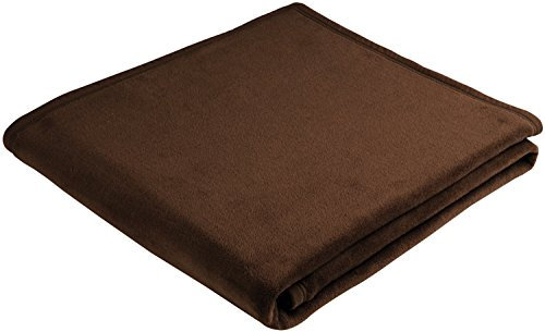 Biederlack Sofadecke 150 x 200 cm, Baumwolle 60%, Braun