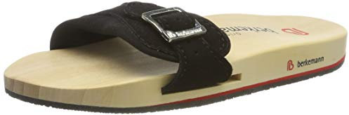 Berkemann Unisex-Erwachsene Berkilette Pantoletten, Schwarz (Schwarz), 41.5 EU (7.5 UK)