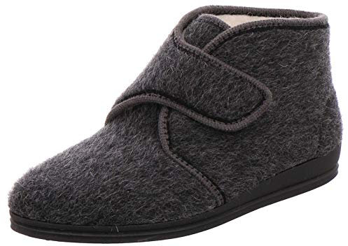 Rohde Herren Hausschuhe Geschlossen Warmfutter Lillestrom 2613, Größe:43 EU, Farbe:Grau