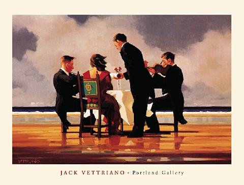 Jack Vettriano - Elegy For The Dead Admiral Poster Kunstdruck (80 x 60cm)